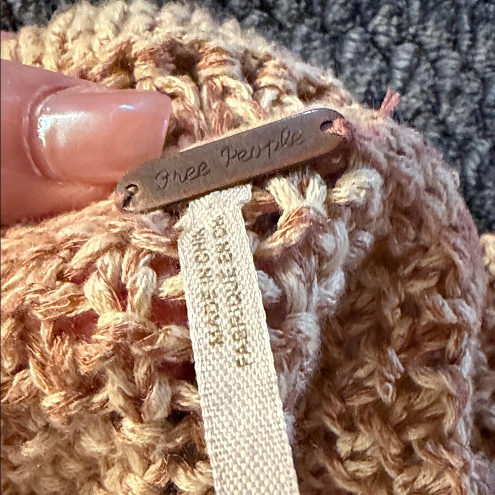 Free People Slouchy Scoop-Neck Sweater in Tan - Picture 10 of 14